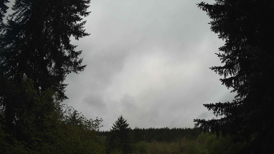 Pacific Northwest skyline timelapse on May 5th, 2026 at 8:15 AM
