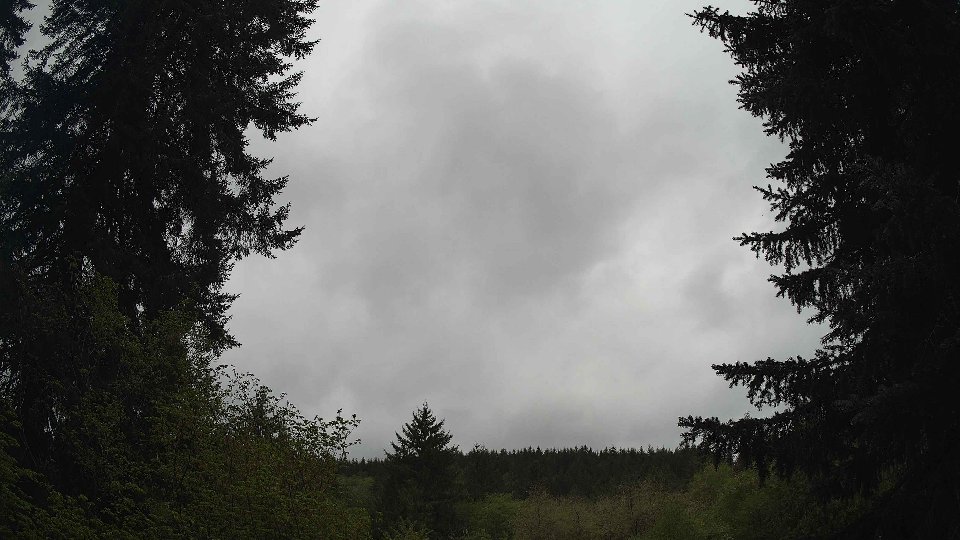Pacific Northwest skyline timelapse on May 5th, 2026 at 8:45 AM