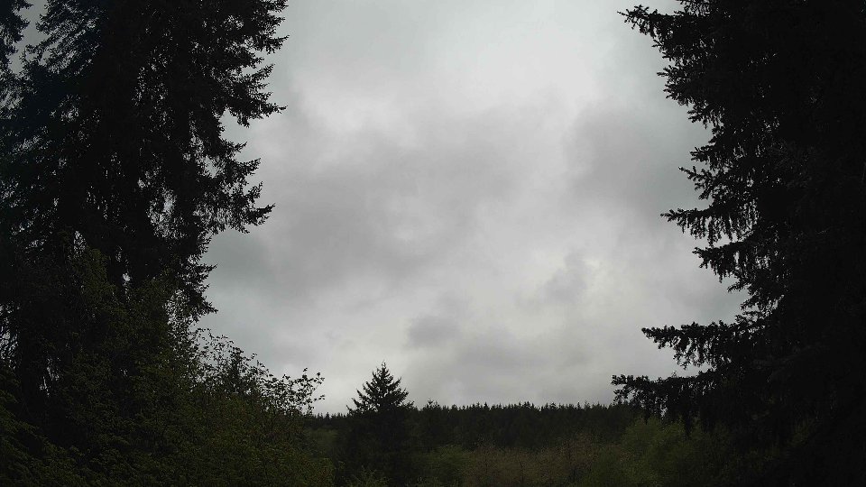 Pacific Northwest skyline timelapse on May 5th, 2026 at 9:15 AM