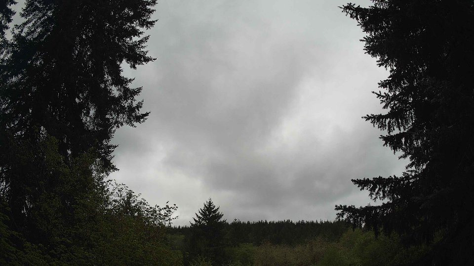 Pacific Northwest skyline timelapse on May 5th, 2026 at 9:30 AM