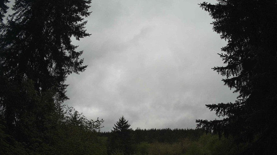 Pacific Northwest skyline timelapse on May 5th, 2026 at 10:00 AM