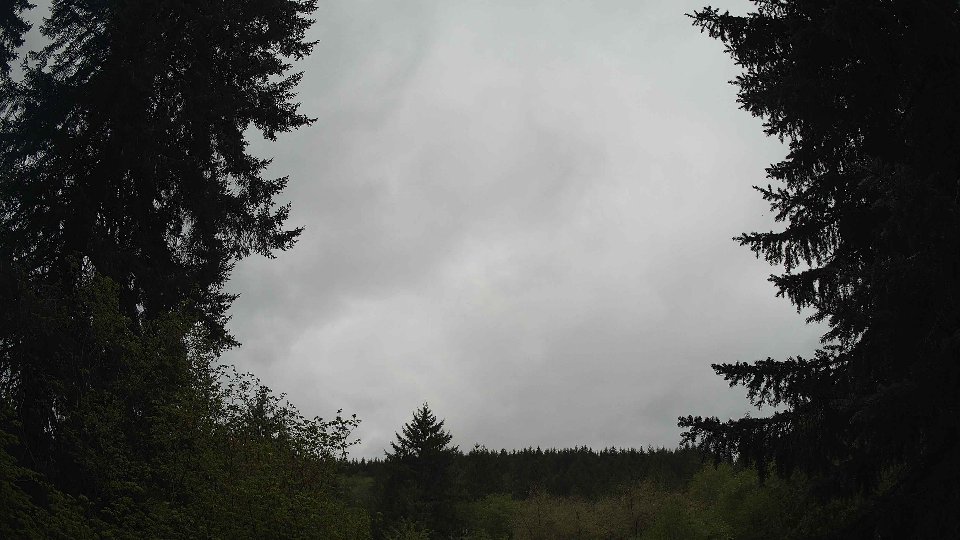 Pacific Northwest skyline timelapse on May 5th, 2026 at 11:15 AM