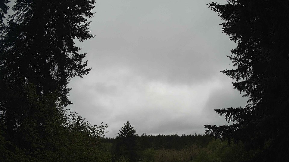 Pacific Northwest skyline timelapse on May 5th, 2026 at 11:45 AM