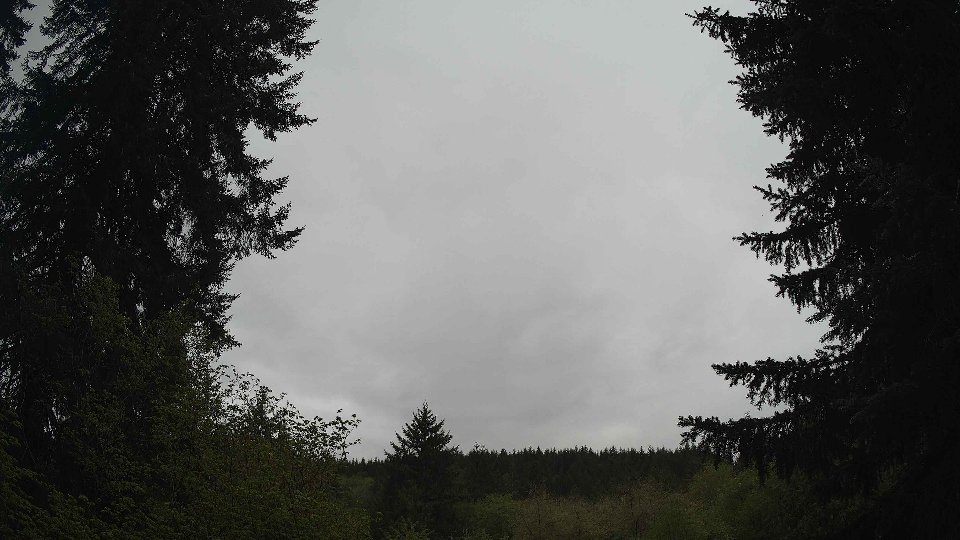 Pacific Northwest skyline timelapse on May 5th, 2026 at 12:30 PM