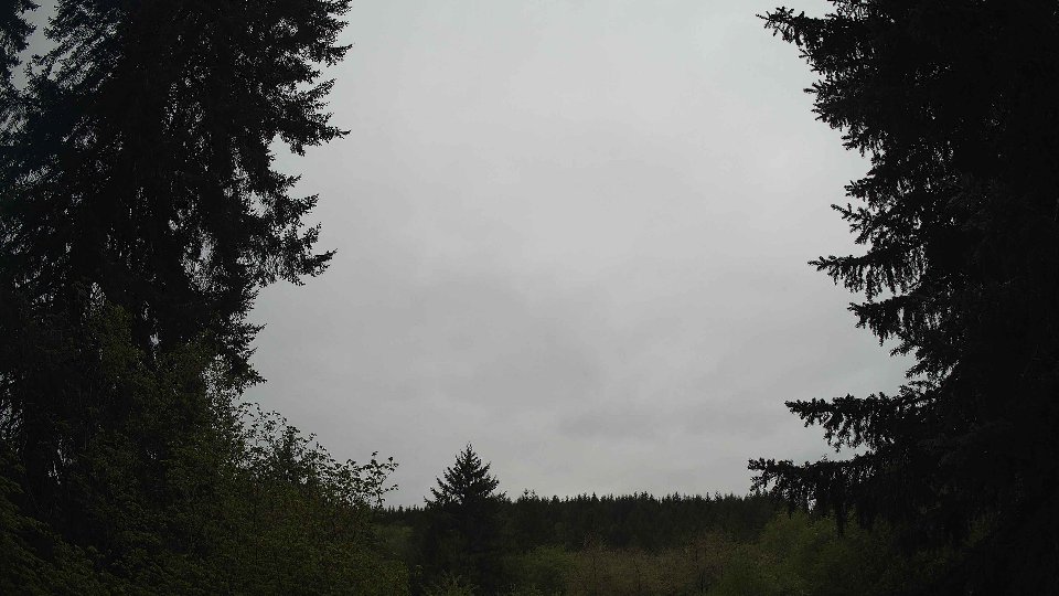 Pacific Northwest skyline timelapse on May 5th, 2026 at 1:00 PM