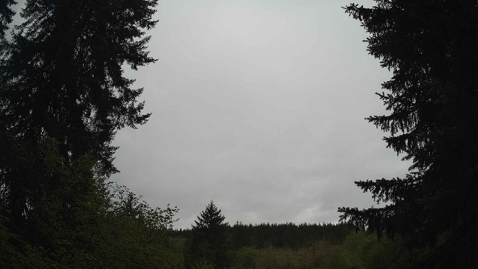 Pacific Northwest skyline timelapse on May 5th, 2026 at 1:45 PM