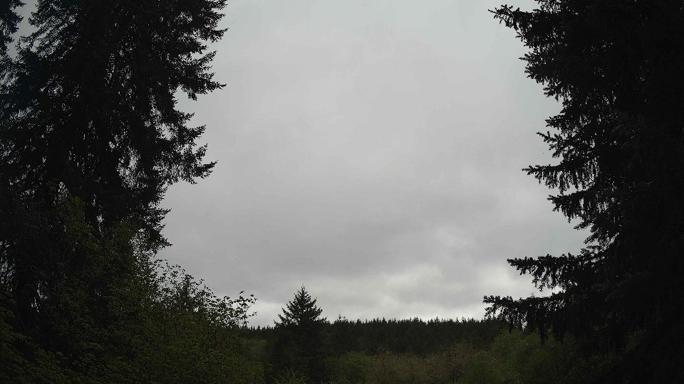 Pacific Northwest skyline timelapse on May 5th, 2026 at 2:00 PM