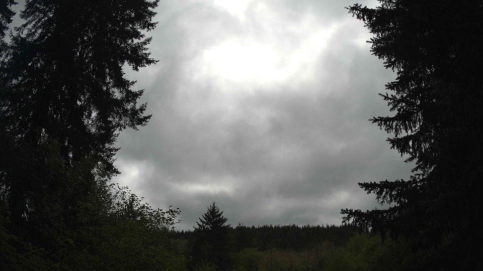 Pacific Northwest skyline timelapse on May 5th, 2026 at 2:45 PM