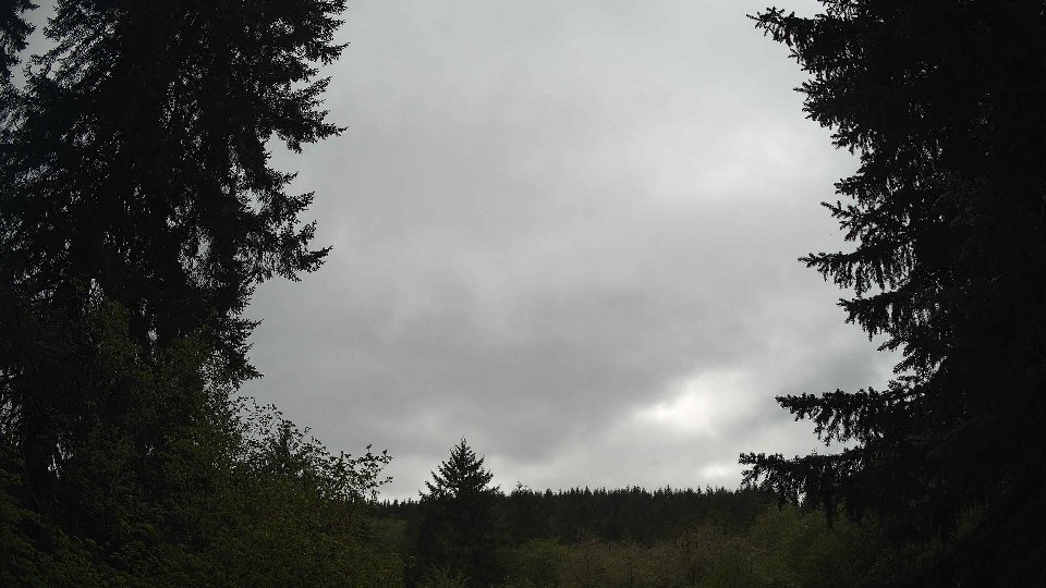 Pacific Northwest skyline timelapse on May 5th, 2026 at 3:15 PM