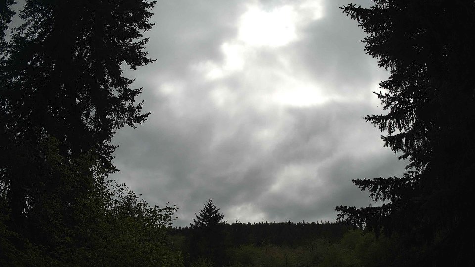 Pacific Northwest skyline timelapse on May 5th, 2026 at 3:30 PM