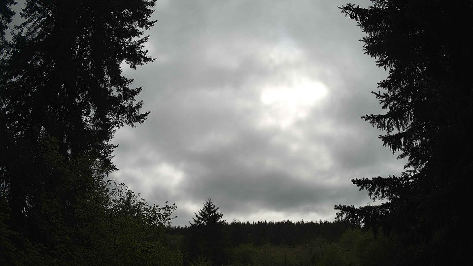 Pacific Northwest skyline timelapse on May 5th, 2026 at 3:45 PM