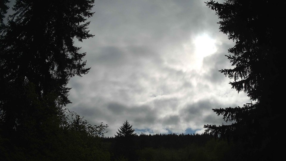 Pacific Northwest skyline timelapse on May 5th, 2026 at 4:30 PM
