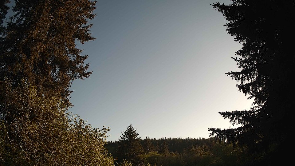Pacific Northwest skyline timelapse on May 5th, 2026 at 6:45 PM