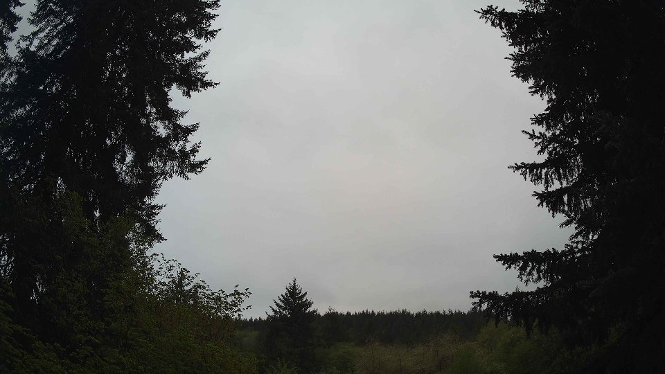 Pacific Northwest skyline timelapse frame from May 6th, 2026 at 6:15 AM