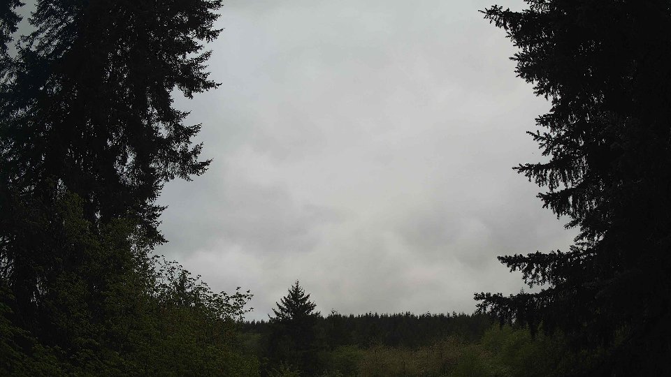 Pacific Northwest skyline timelapse frame from May 6th, 2026 at 7:15 AM