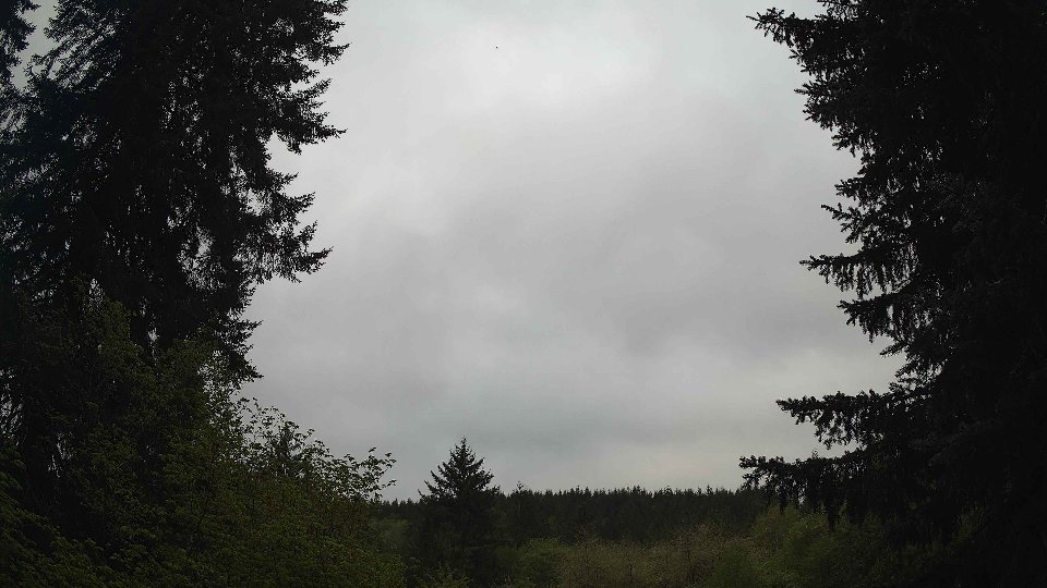 Pacific Northwest skyline timelapse frame from May 6th, 2026 at 7:30 AM