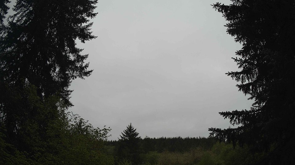 Pacific Northwest skyline timelapse frame from May 6th, 2026 at 9:45 AM