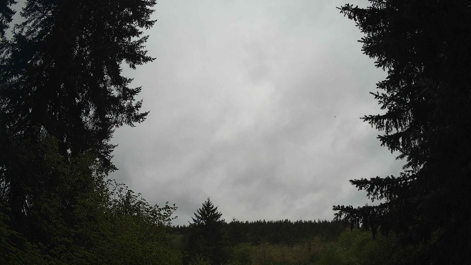 Pacific Northwest skyline timelapse frame from May 6th, 2026 at 11:45 AM