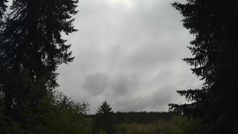 Pacific Northwest skyline timelapse frame from May 6th, 2026 at 1:30 PM