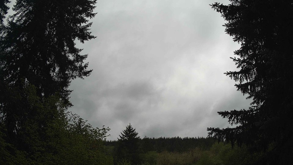 Pacific Northwest skyline timelapse frame from May 6th, 2026 at 1:45 PM