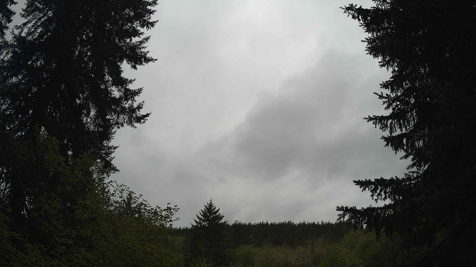 Pacific Northwest skyline timelapse frame from May 6th, 2026 at 2:00 PM