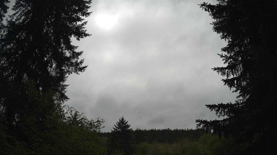Pacific Northwest skyline timelapse frame from May 6th, 2026 at 2:45 PM