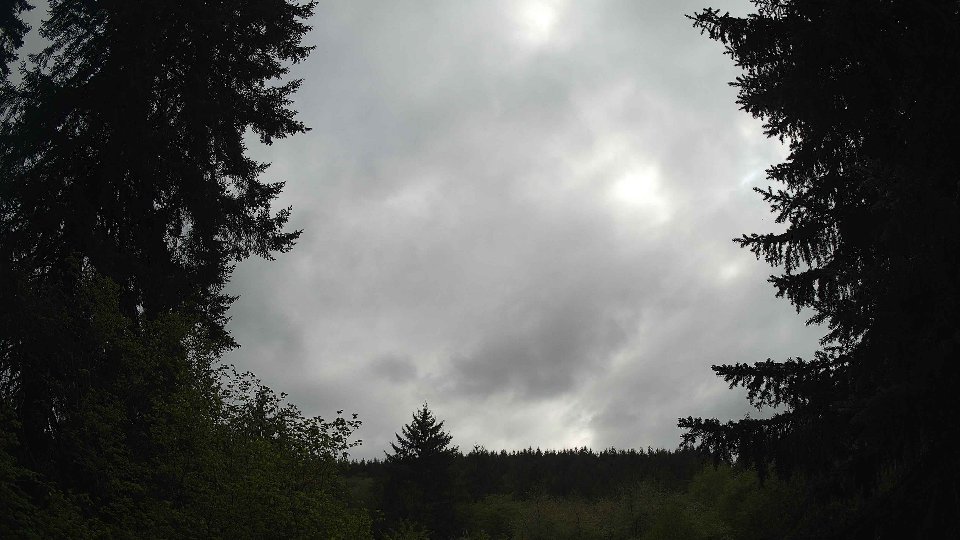Pacific Northwest skyline timelapse frame from May 6th, 2026 at 5:00 PM
