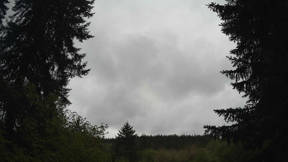 Pacific Northwest skyline timelapse frame from May 6th, 2026 at 5:45 PM
