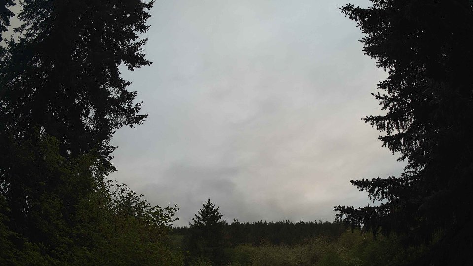 Pacific Northwest skyline timelapse frame from May 6th, 2026 at 7:45 PM