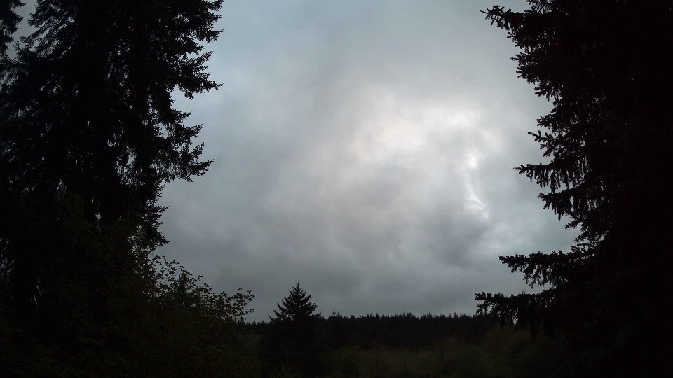 Pacific Northwest skyline timelapse frame from May 6th, 2026 at 8:45 PM