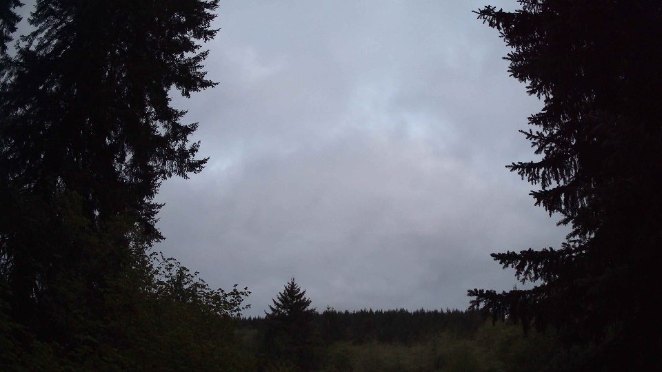 Pacific Northwest skyline timelapse frame from May 7th, 2026 at 5:30 AM