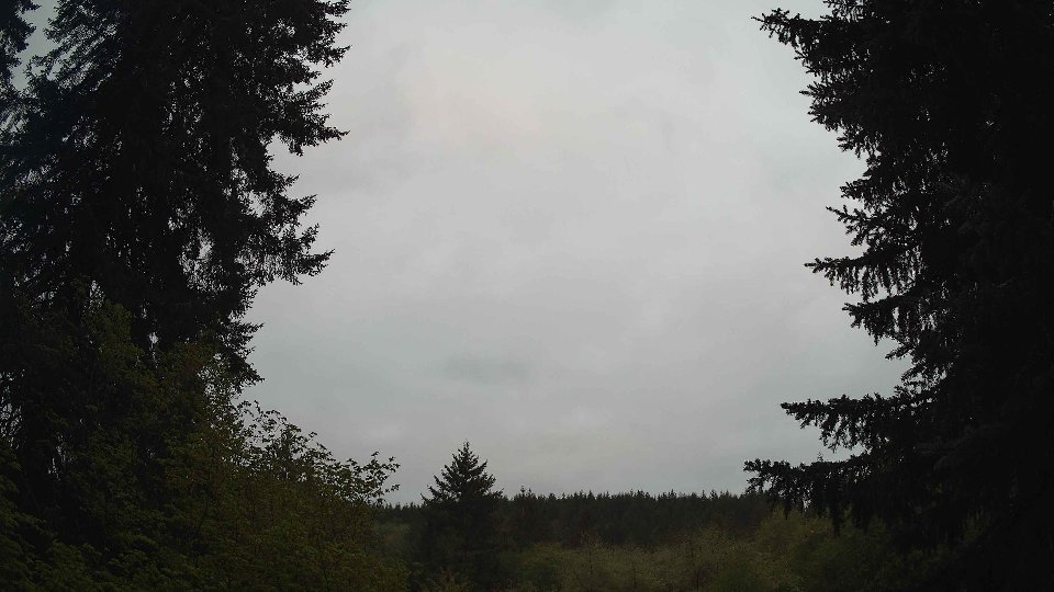 Pacific Northwest skyline timelapse frame from May 7th, 2026 at 6:00 AM