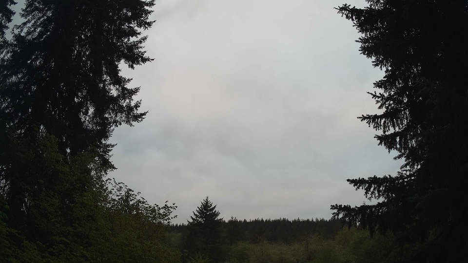 Pacific Northwest skyline timelapse frame from May 7th, 2026 at 6:15 AM