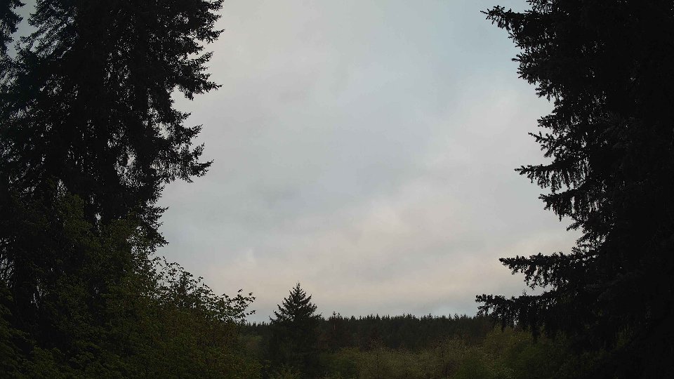 Pacific Northwest skyline timelapse frame from May 7th, 2026 at 6:30 AM