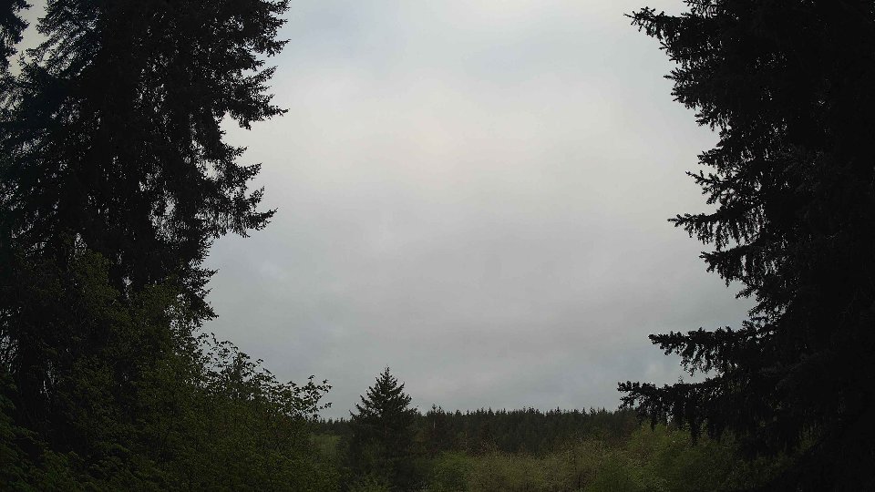 Pacific Northwest skyline timelapse frame from May 7th, 2026 at 7:00 AM