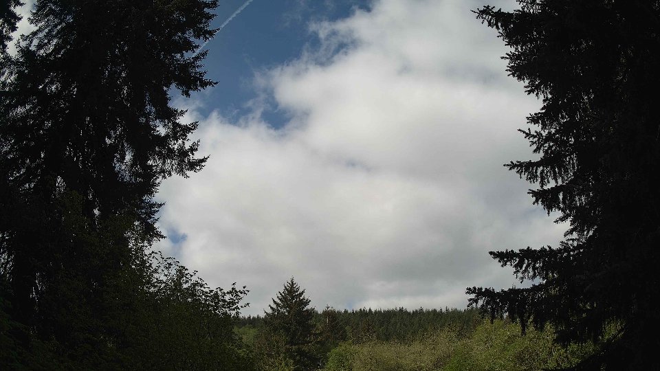 Pacific Northwest skyline timelapse frame from May 7th, 2026 at 10:15 AM