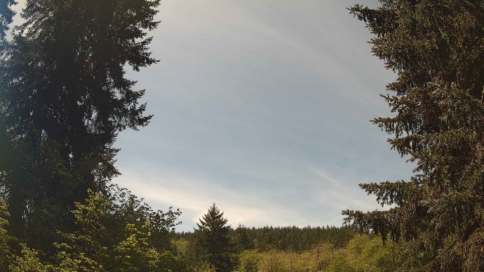 Pacific Northwest skyline timelapse frame from May 7th, 2026 at 12:15 PM