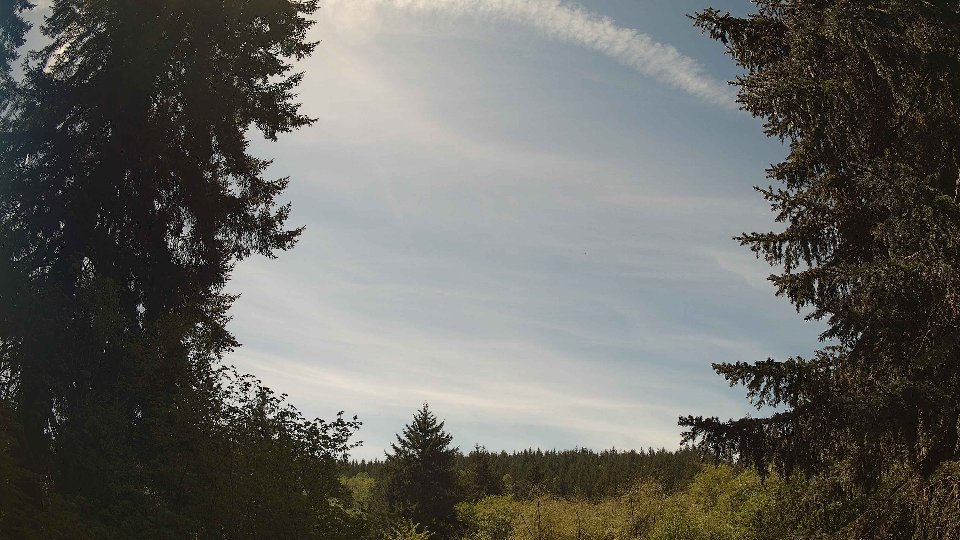 Pacific Northwest skyline timelapse frame from May 7th, 2026 at 1:15 PM