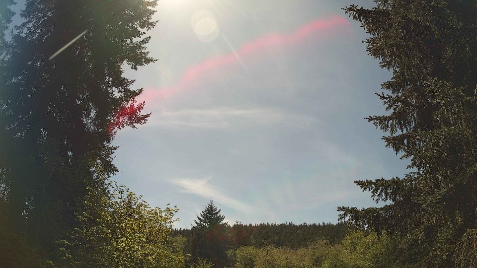 Pacific Northwest skyline timelapse frame from May 7th, 2026 at 2:00 PM