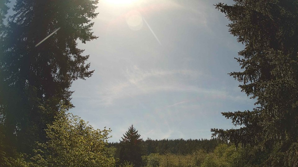 Pacific Northwest skyline timelapse frame from May 7th, 2026 at 2:15 PM