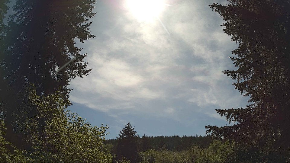 Pacific Northwest skyline timelapse frame from May 7th, 2026 at 3:00 PM