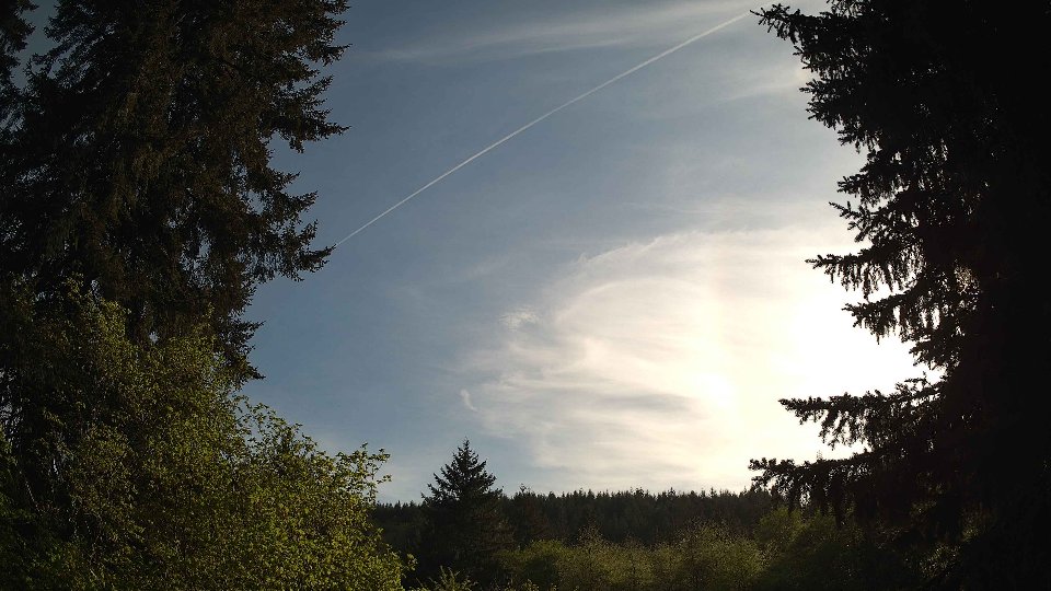 Pacific Northwest skyline timelapse frame from May 7th, 2026 at 6:00 PM