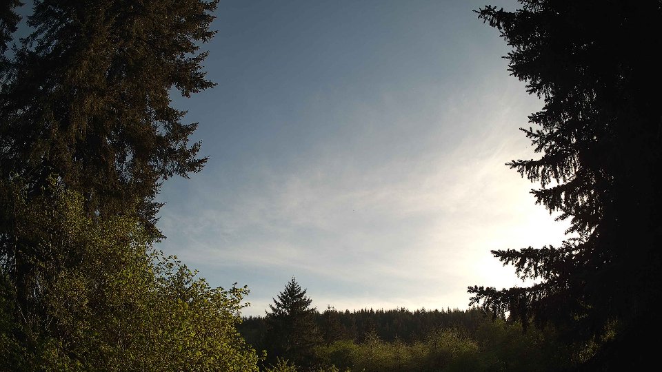 Pacific Northwest skyline timelapse frame from May 7th, 2026 at 6:30 PM