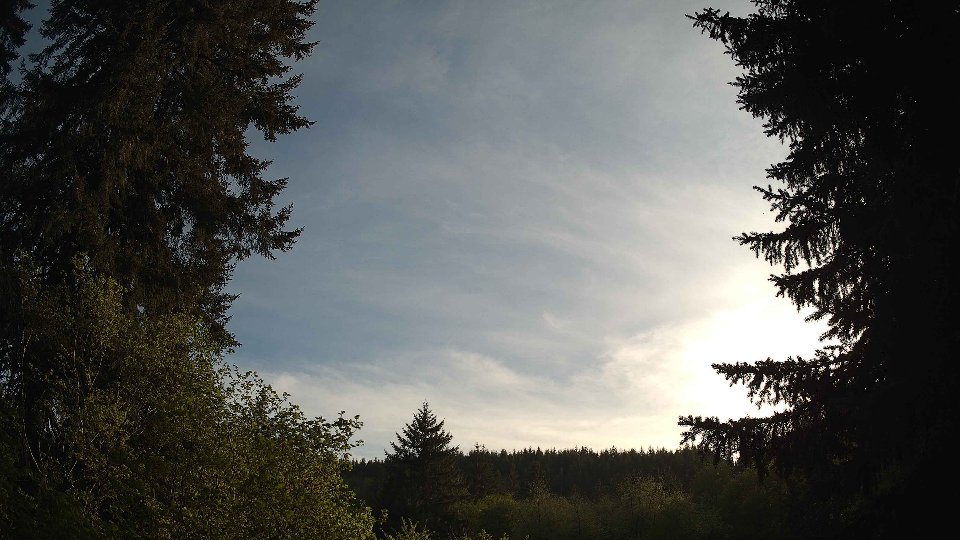 Pacific Northwest skyline timelapse frame from May 7th, 2026 at 6:45 PM