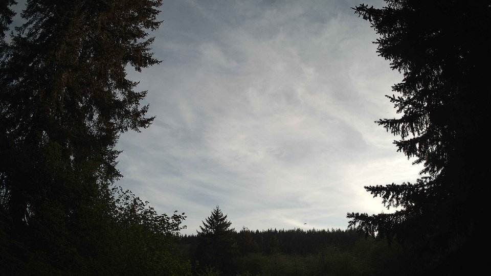 Pacific Northwest skyline timelapse frame from May 7th, 2026 at 7:15 PM