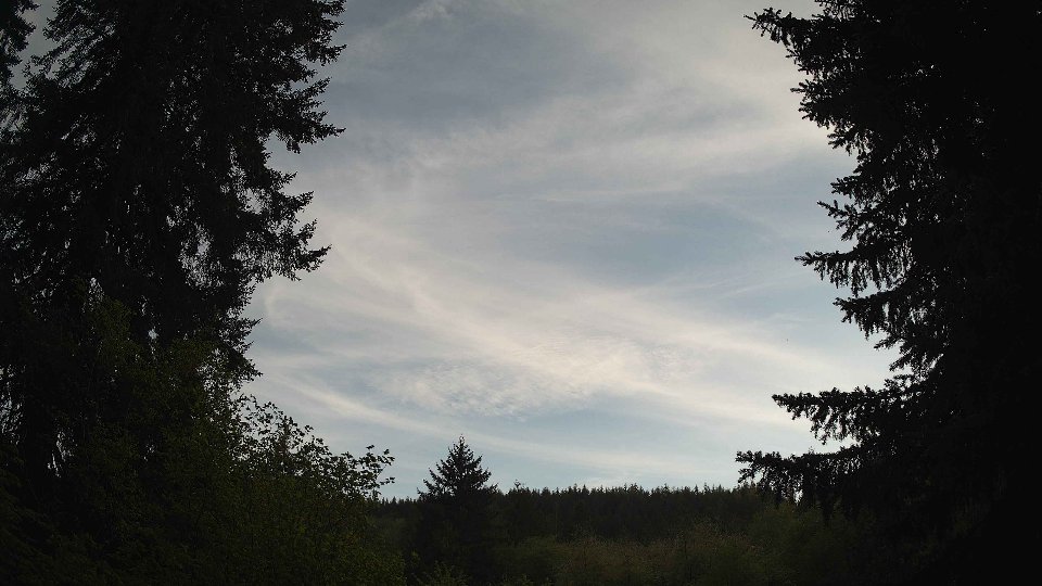 Pacific Northwest skyline timelapse frame from May 7th, 2026 at 7:30 PM