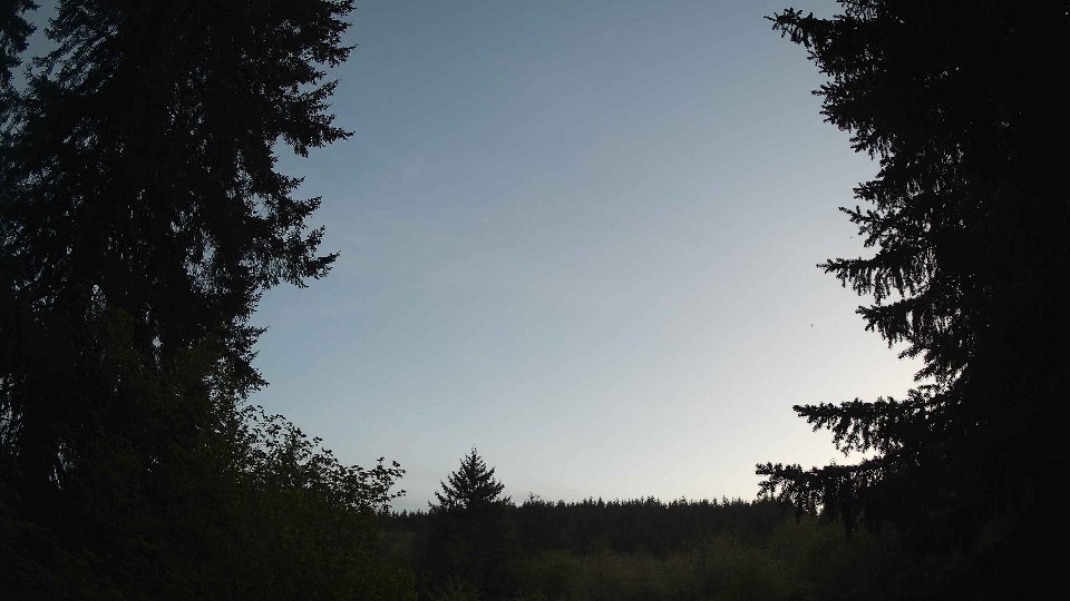 Pacific Northwest skyline timelapse frame from May 7th, 2026 at 8:30 PM