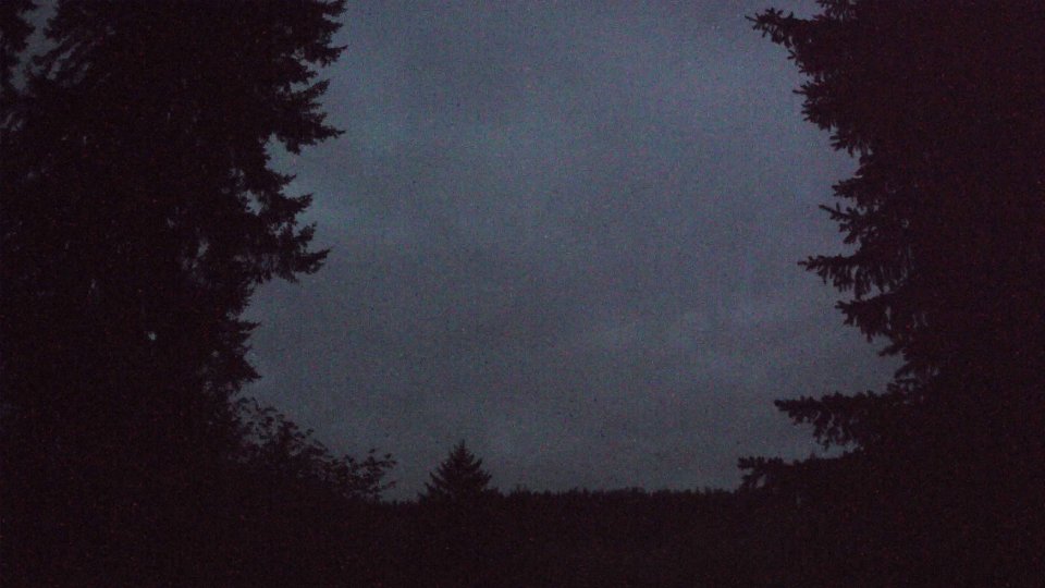 Pacific Northwest skyline timelapse frame from May 7th, 2026 at 5:09 AM