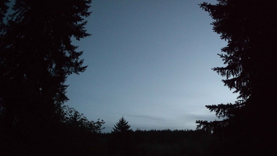 Pacific Northwest skyline timelapse frame from May 7th, 2026 at 8:59 PM