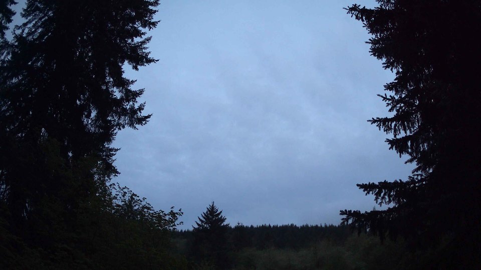 Pacific Northwest skyline timelapse frame from May 8th, 2026 at 5:30 AM